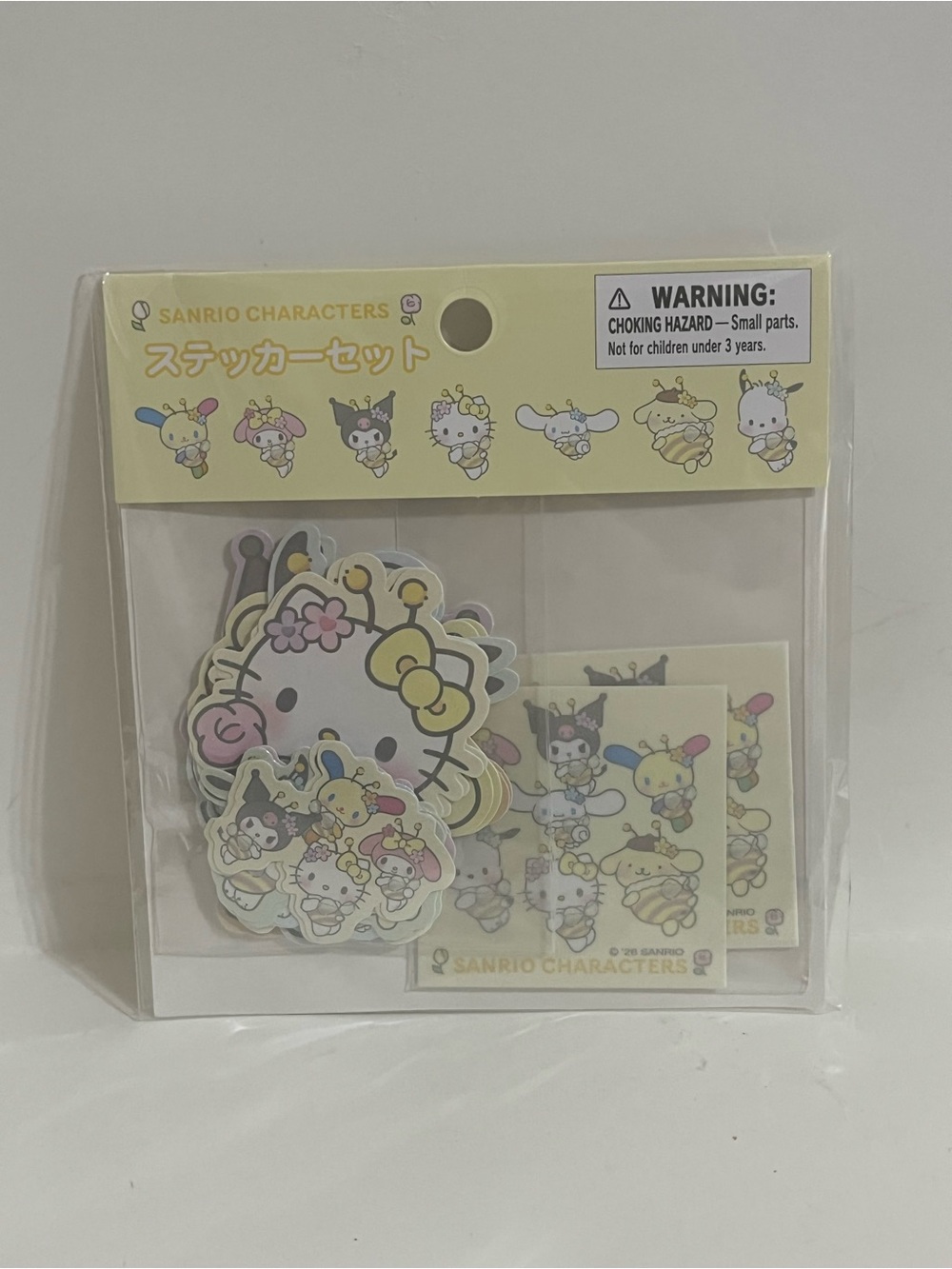 Sanrio Character Bee Series Sticker Pack